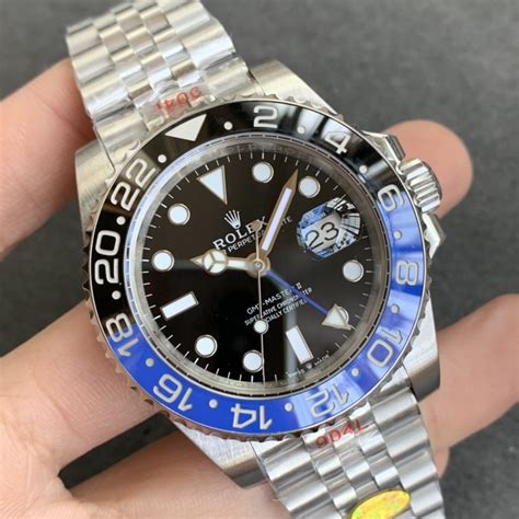 blue black rolex gmt replica